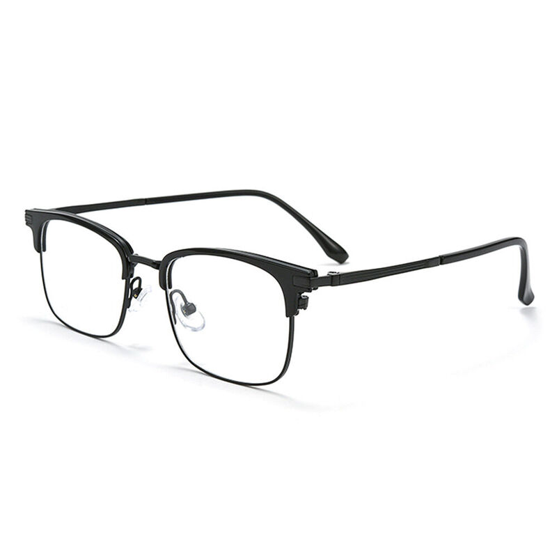 Nige Browline Black Glasses