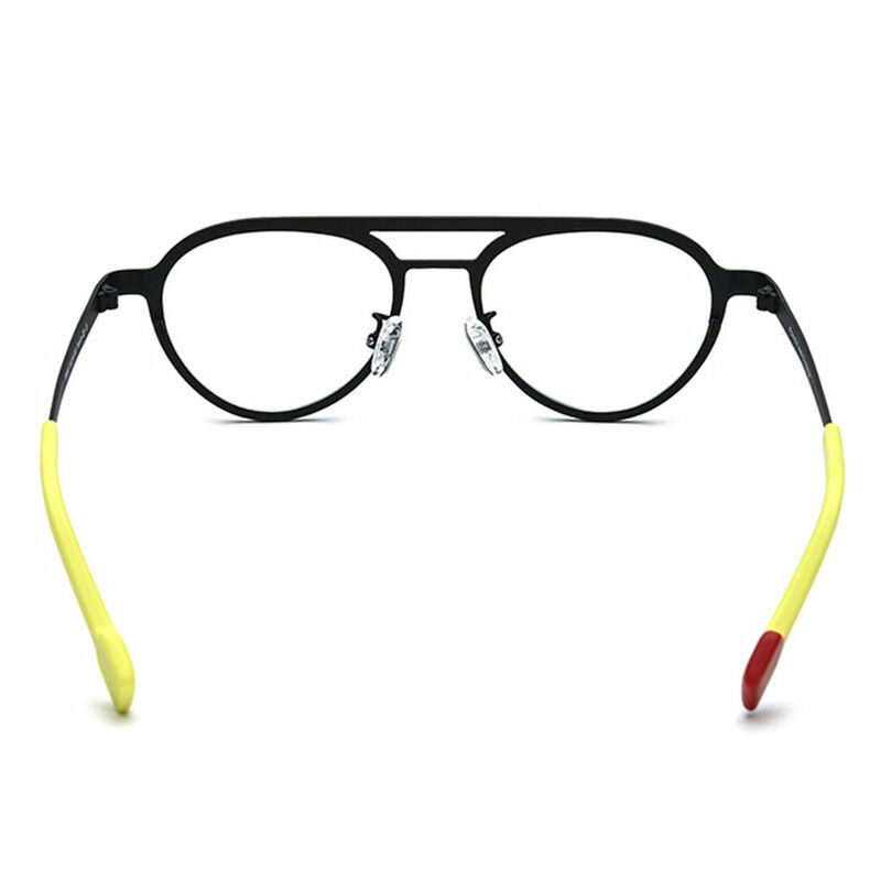 Finn Aviator Black Glasses