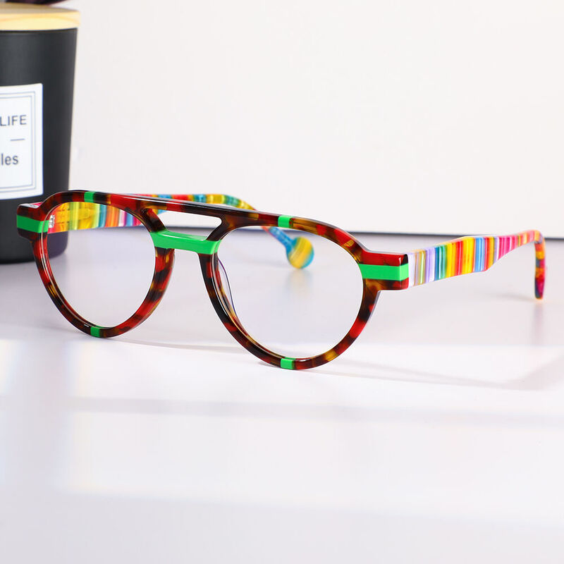 Leonard Aviator Tortoise Glasses