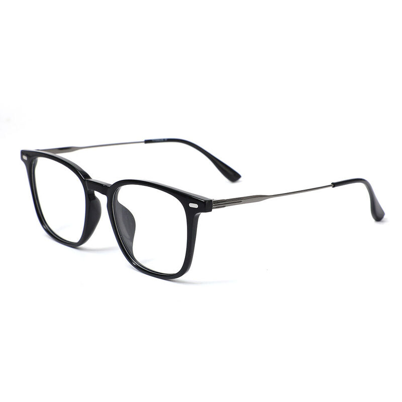 Philip Square Black Glasses