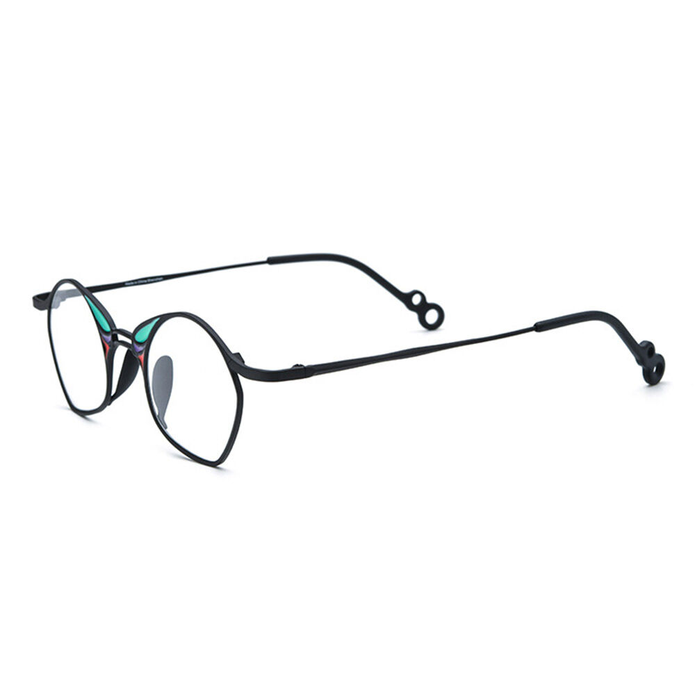 Maria Geometric Black Glasses