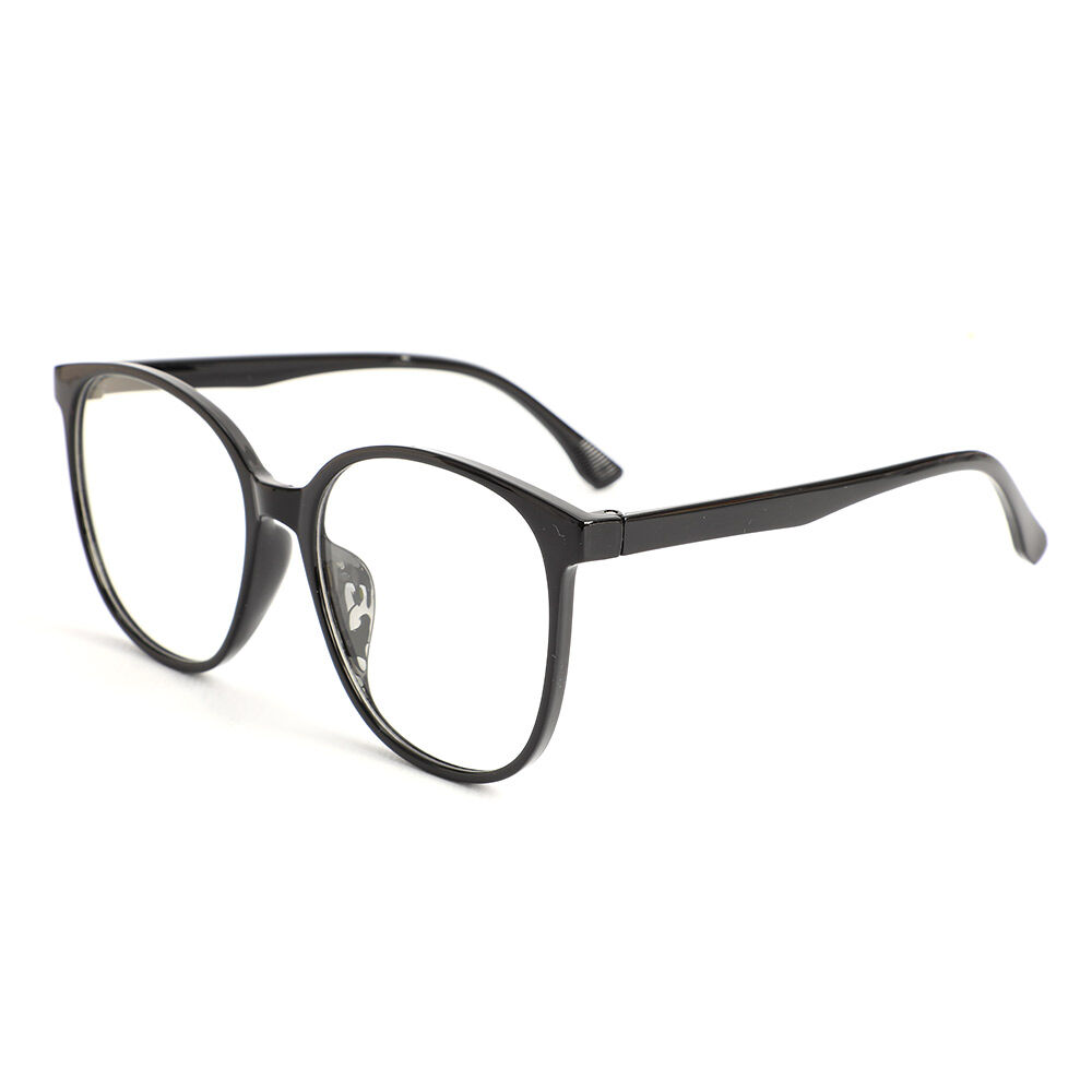 Evangeline Quadratische Schwarze Brille