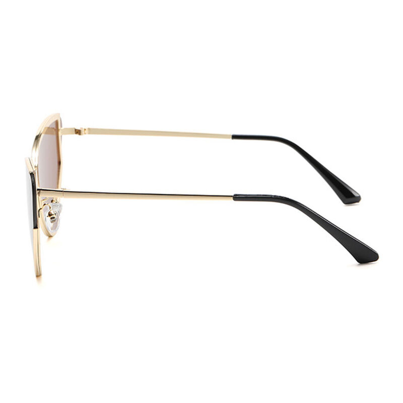 Pixie Cat Eye Brown Sunglasses