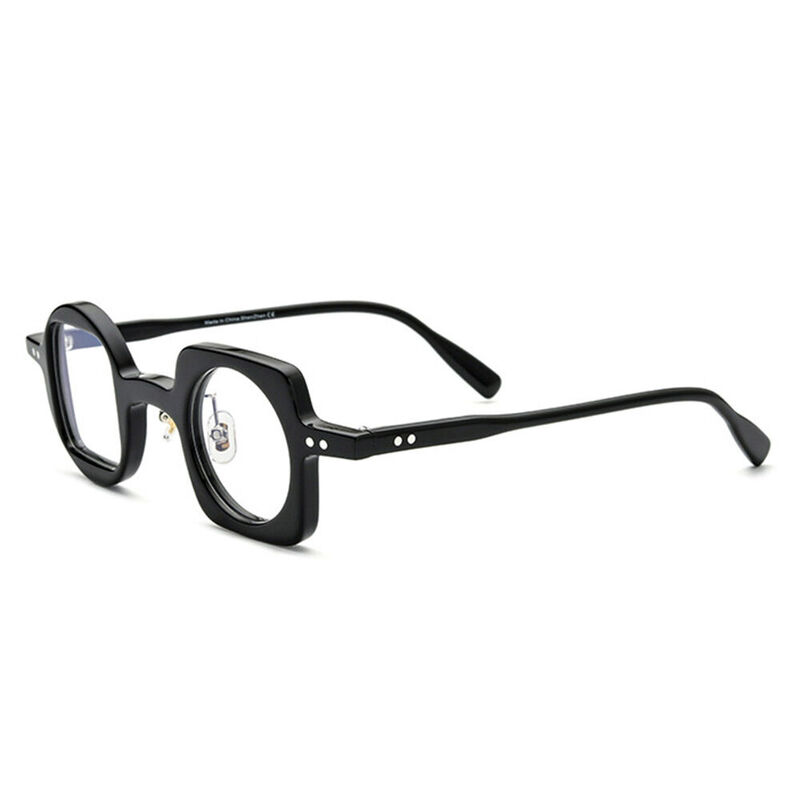 August Square Black Glasses