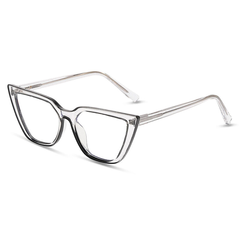 Elsa Cat Eye Black Glasses