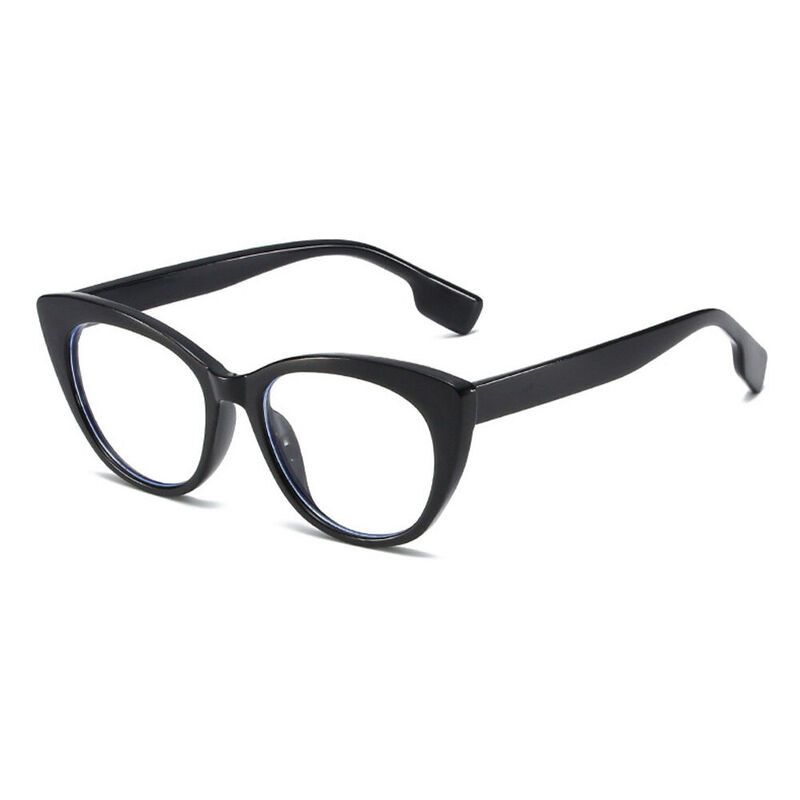 Ted Cat Eye Black Glasses