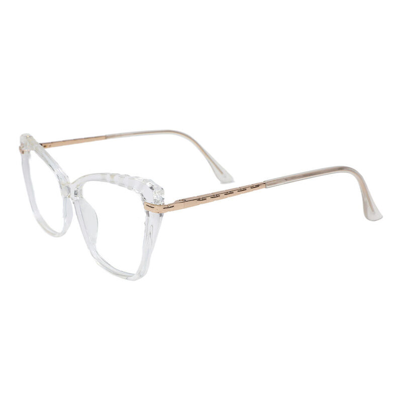 Gabri Cat Eye Clear Glasses