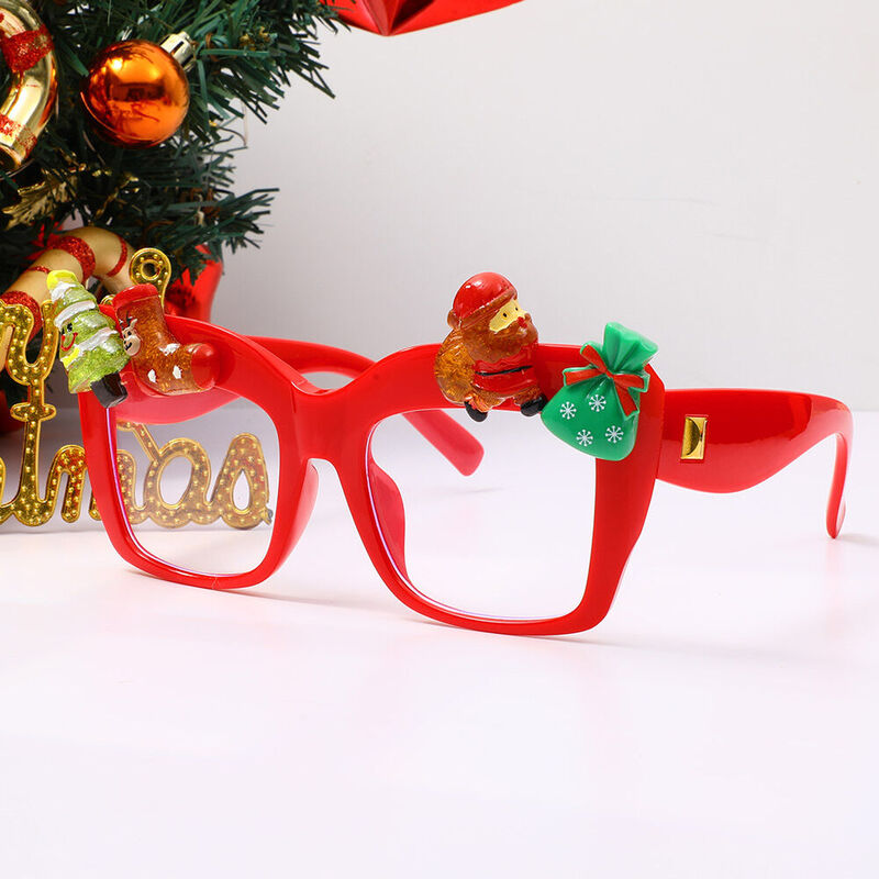 Terri Cat Eye  Christmas Socks Glasses