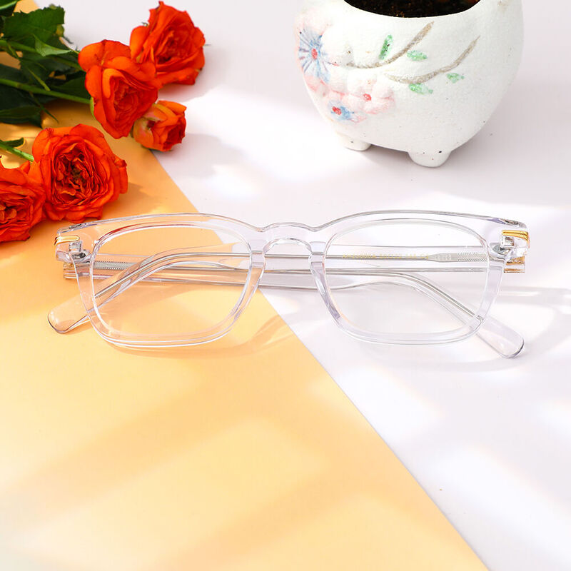 Montgome Square Clear Glasses