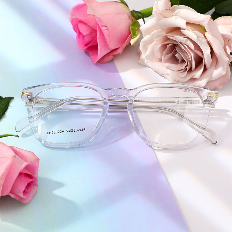 Dorothe Square Clear Glasses