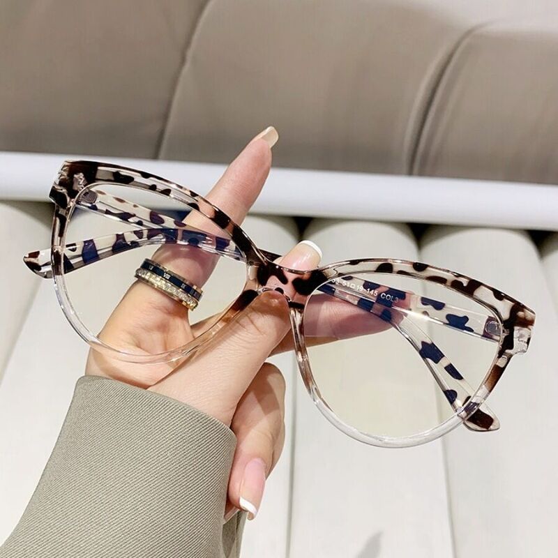 Lunettes de Vue Anthone Cat Eye Léopard