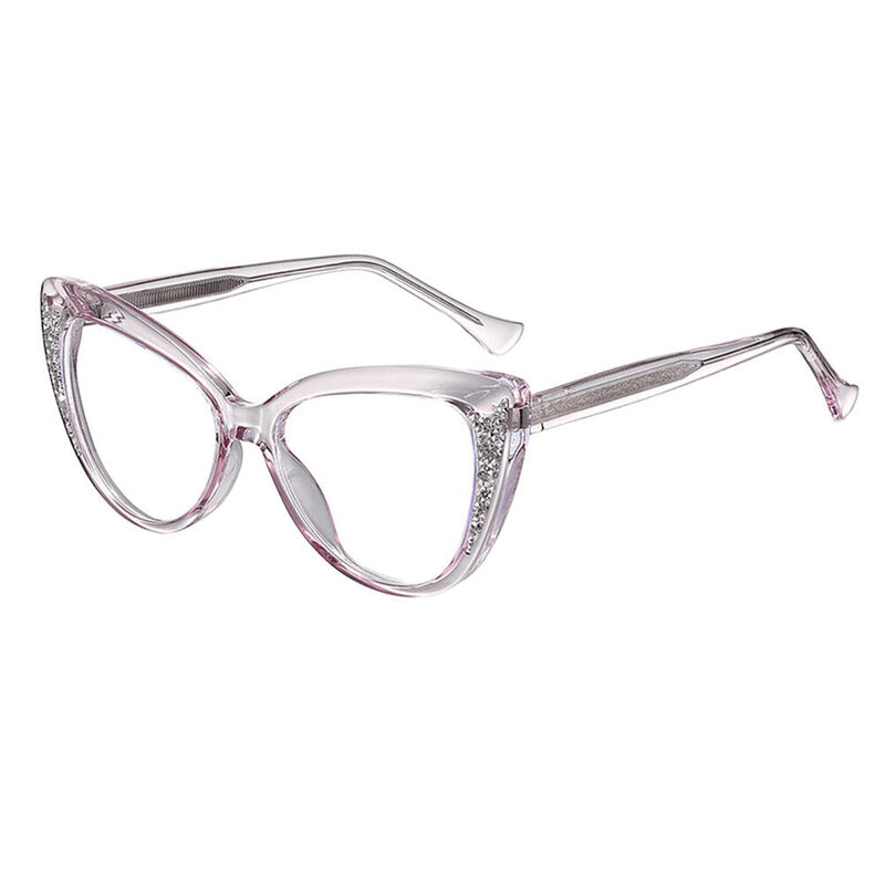 Ferguso Cat Eye Purple Glasses