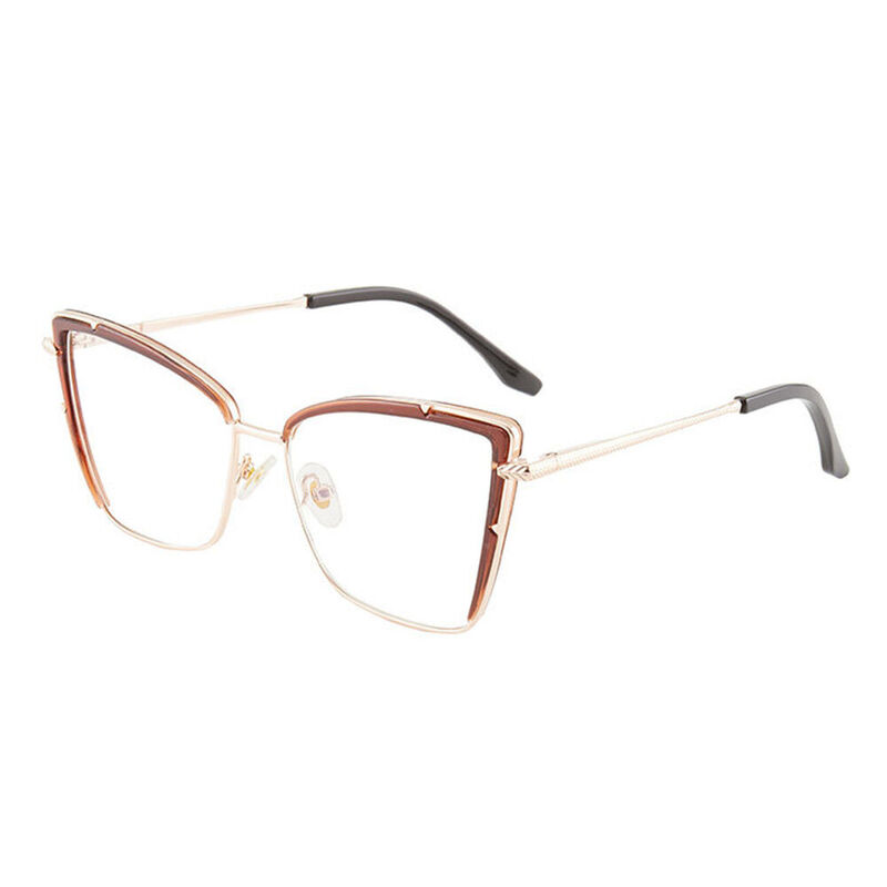 Occhiali da Vista  Burke Cat Eye Marrone