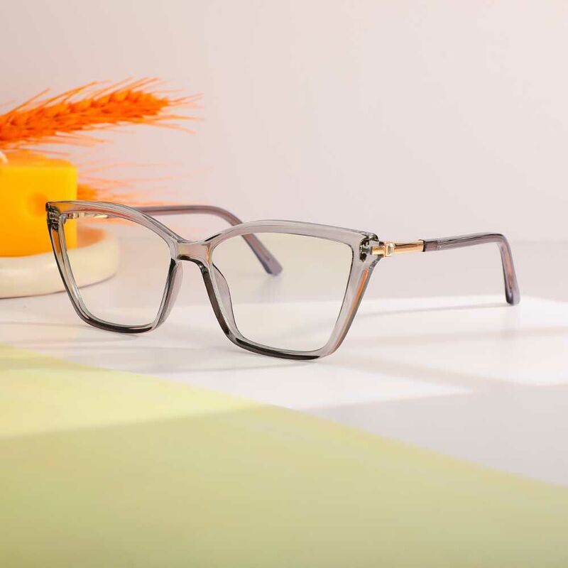 Lunettes de Vue Cheryl Cat Eye Gris