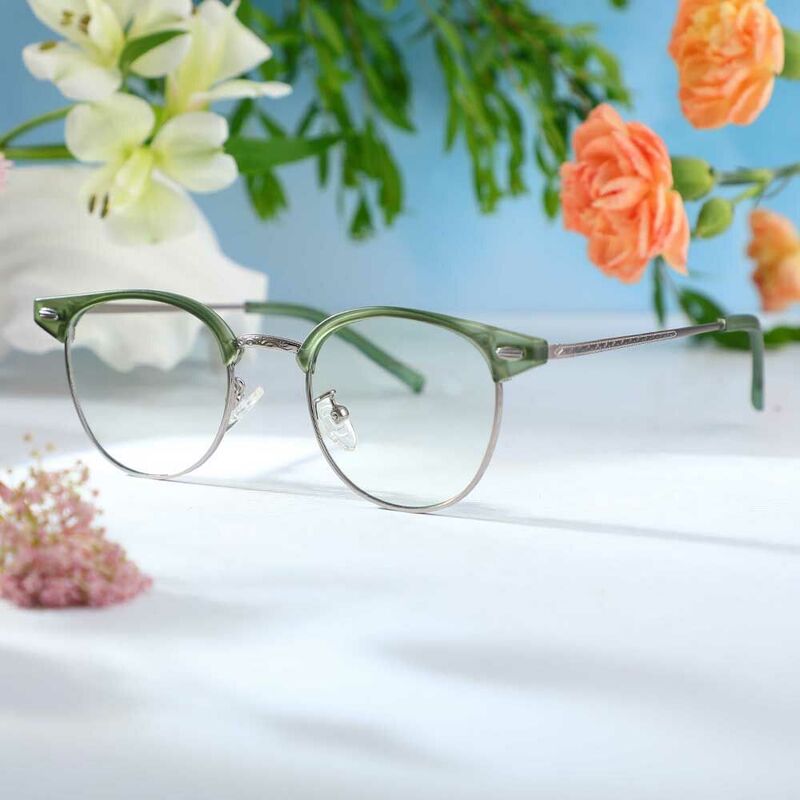 Lunettes de Vue Dempsey Browline Vert