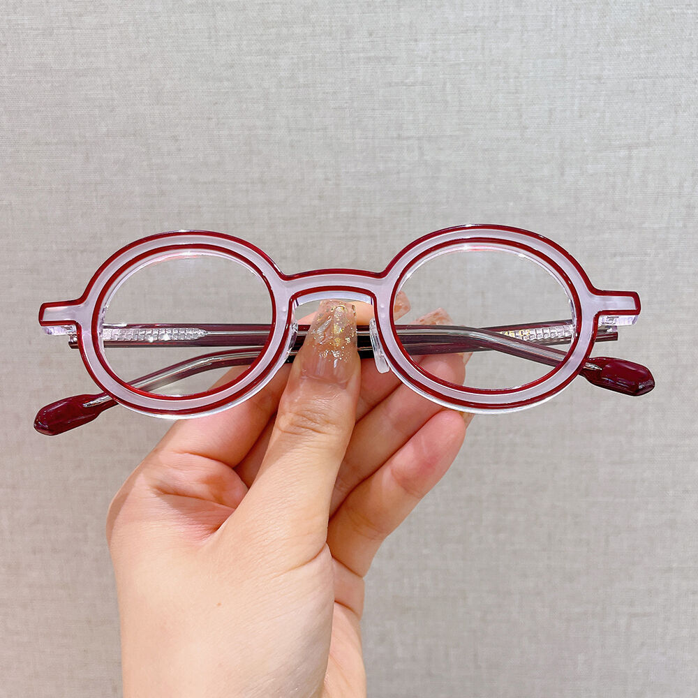 Lunettes de Vue Cheryoa Ronde Rouge