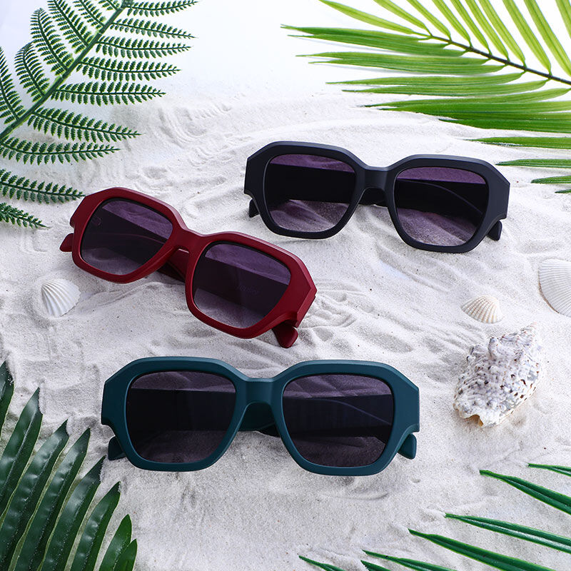 X Ray Square Red/Grey Gradient Sunglasses