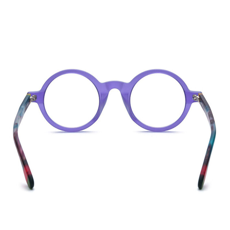 Adalis Round Purple Glasses