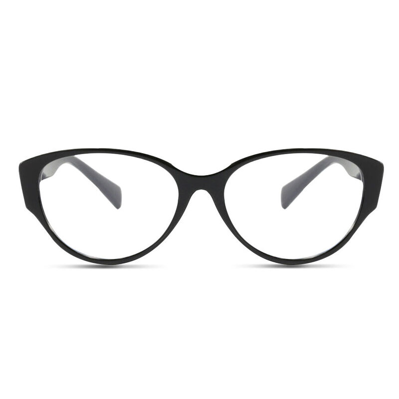 Thomes Oval Black Glasses