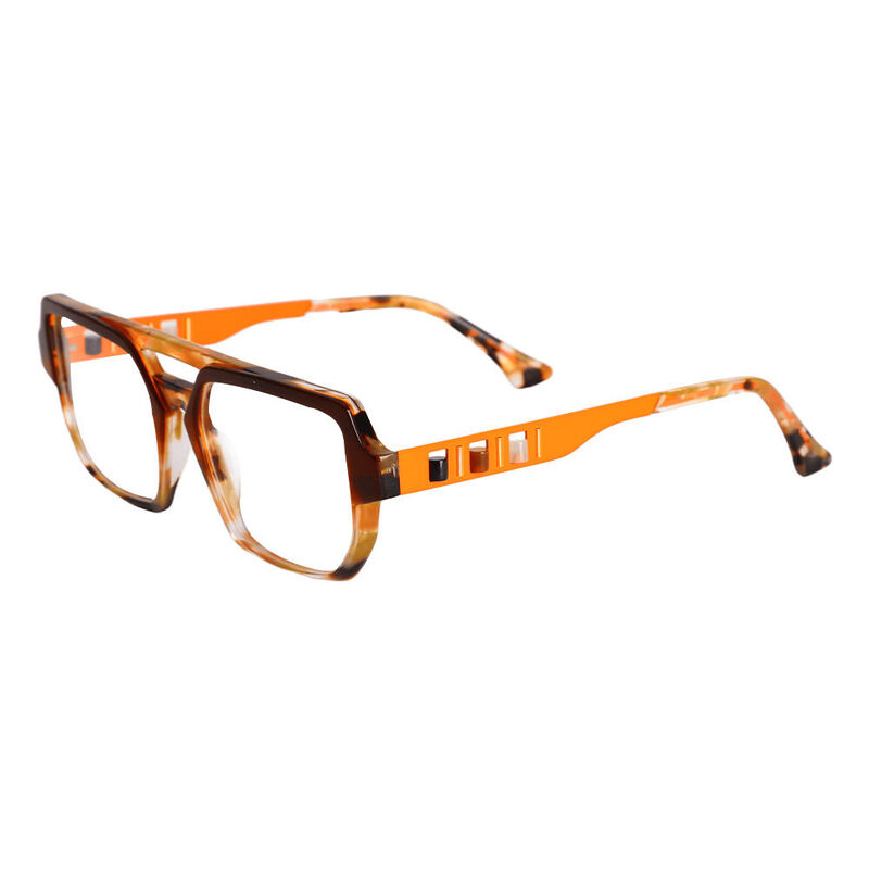 Hawthorne Aviator Orange Glasses