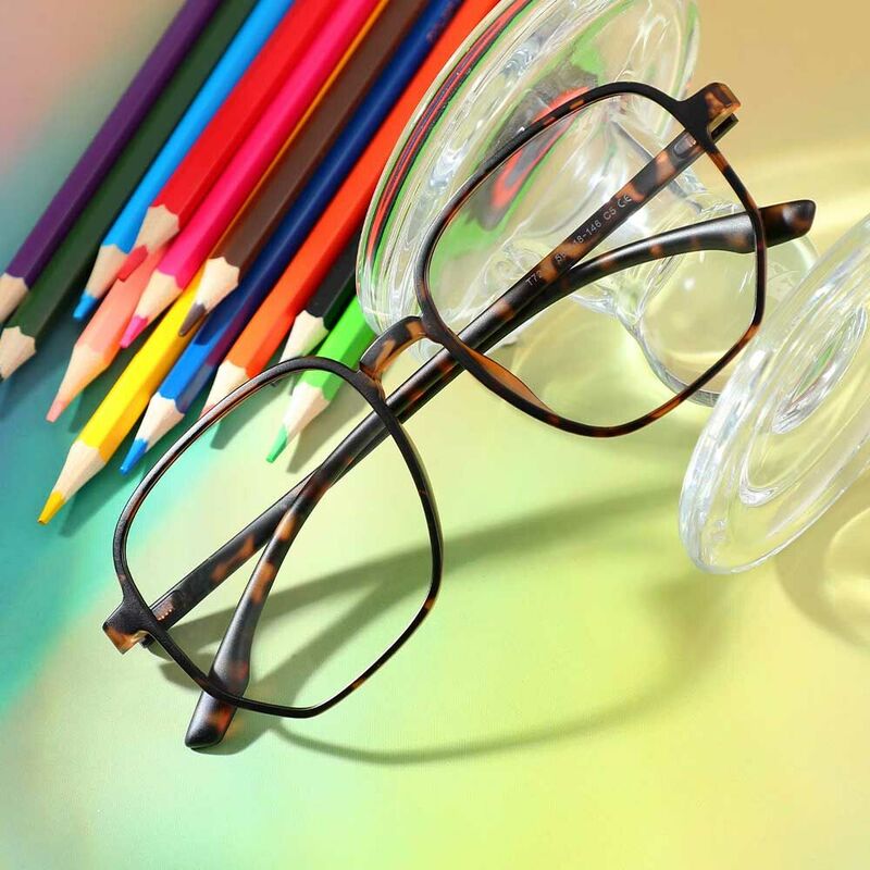 Enoch Square Tortoise Glasses