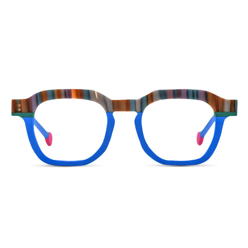 Triy Square Blue Glasses