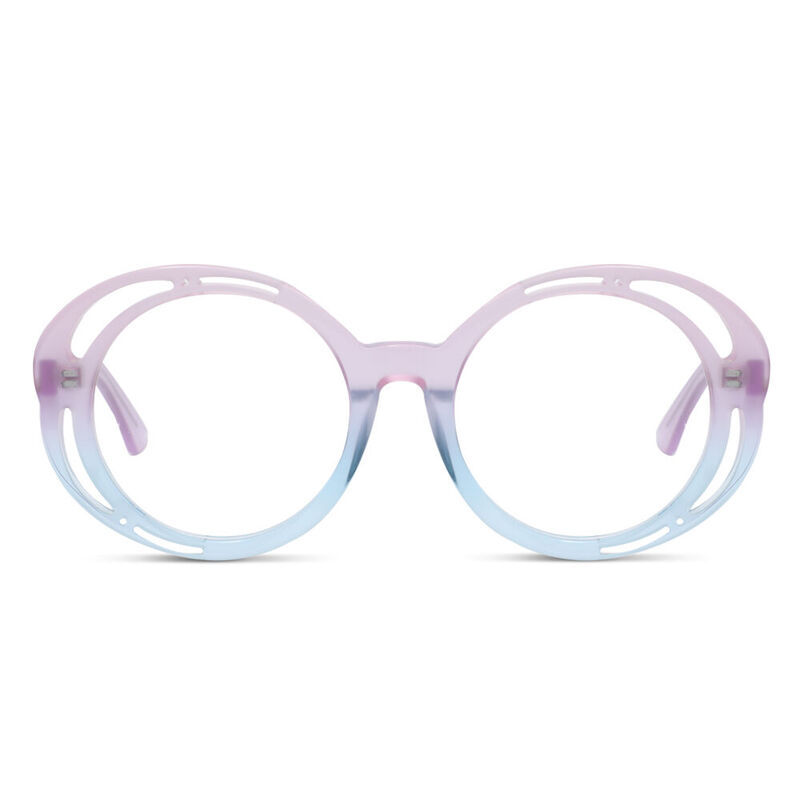 Nahu Round Pink Glasses