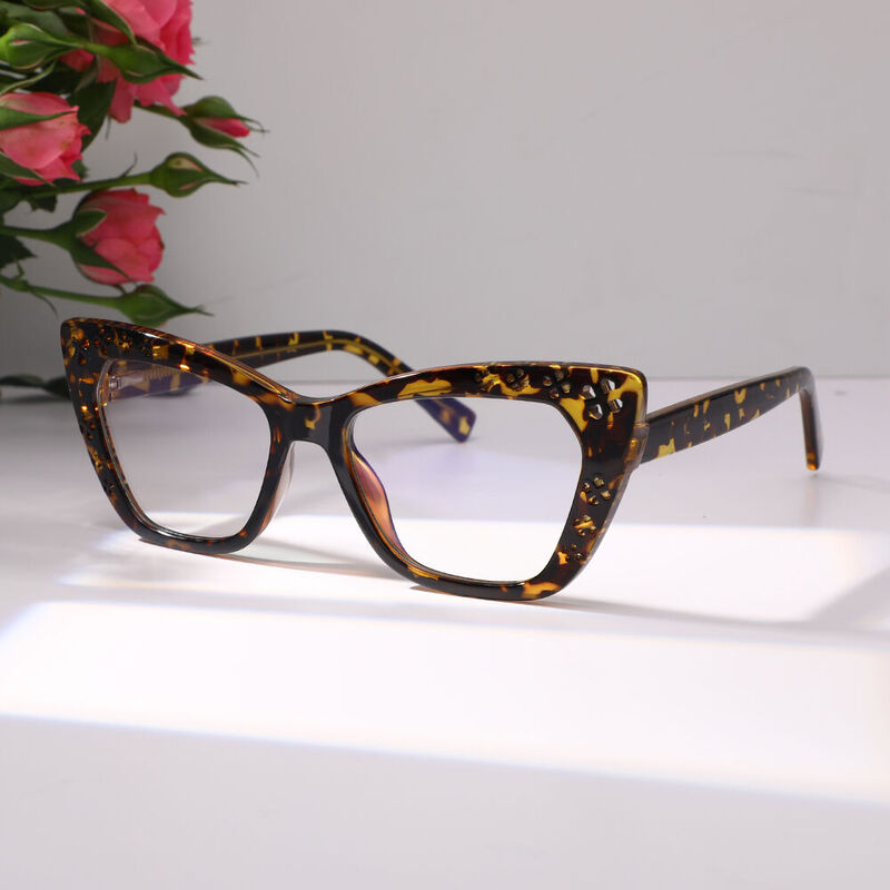 Nellie Cat Eye Tortoise Glasses