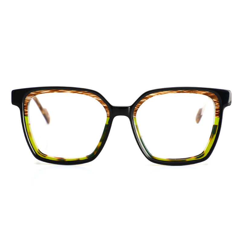 Tracy Square Black Glasses