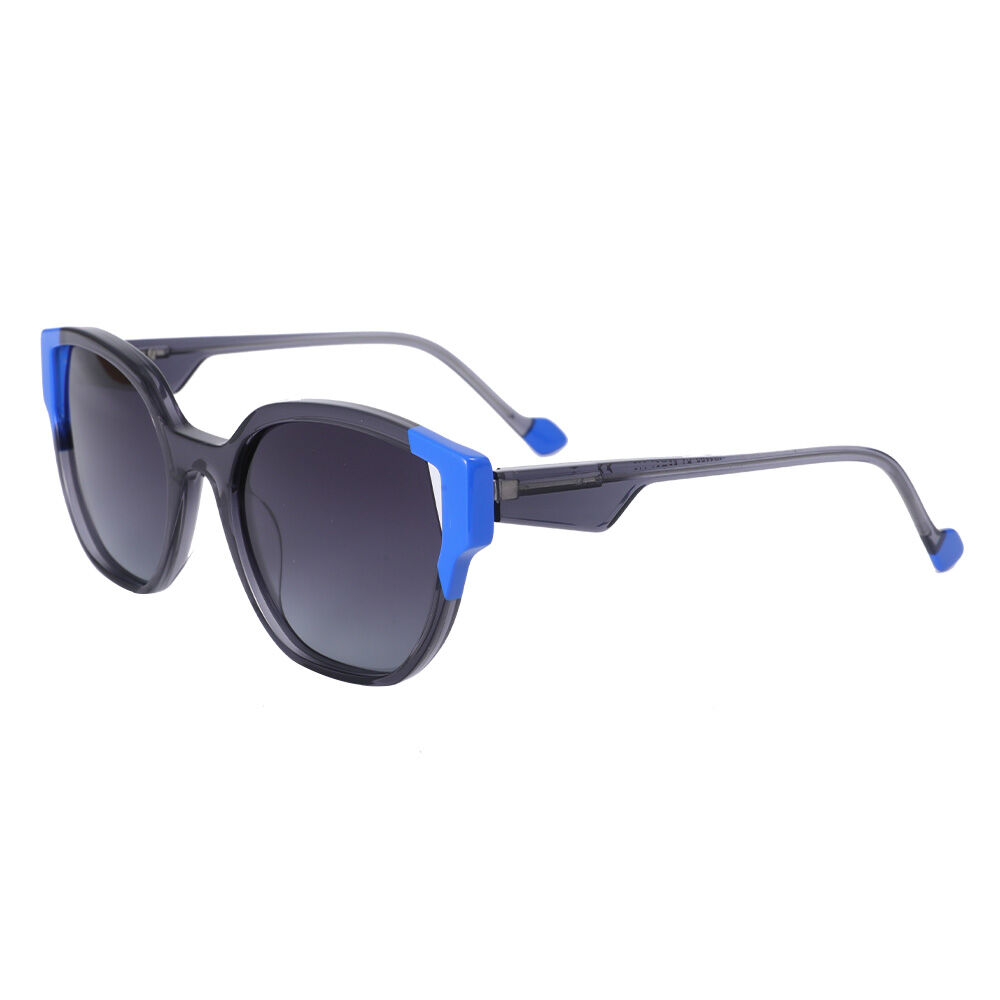 Mysti Cat Eye Gray Sunglasses