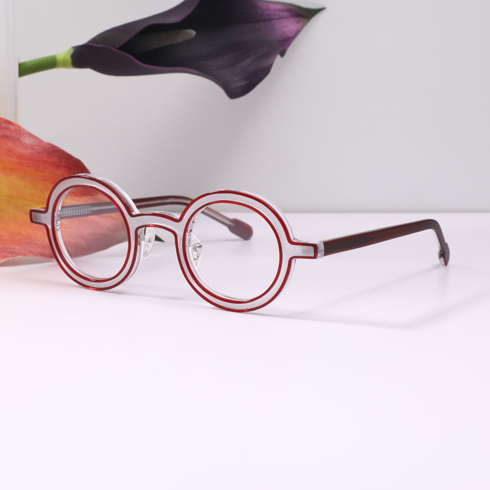 Lunettes de Vue Cheryoa Ronde Rouge