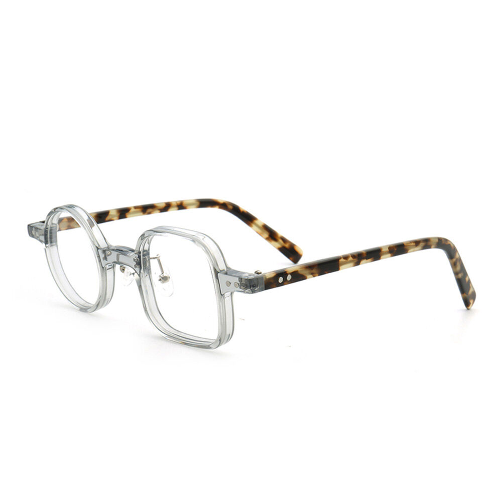 George Round Square Gray Glasses