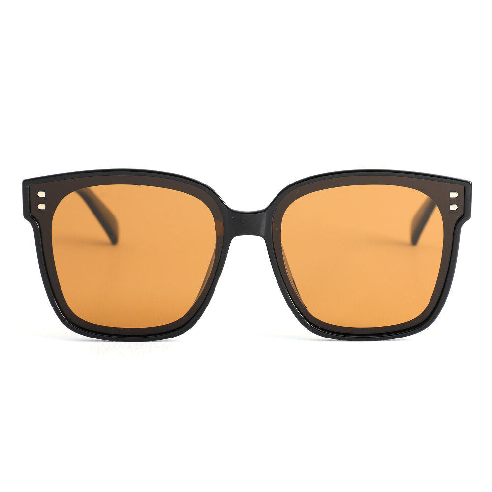 Eudora Quadratische Braune Sonnenbrille