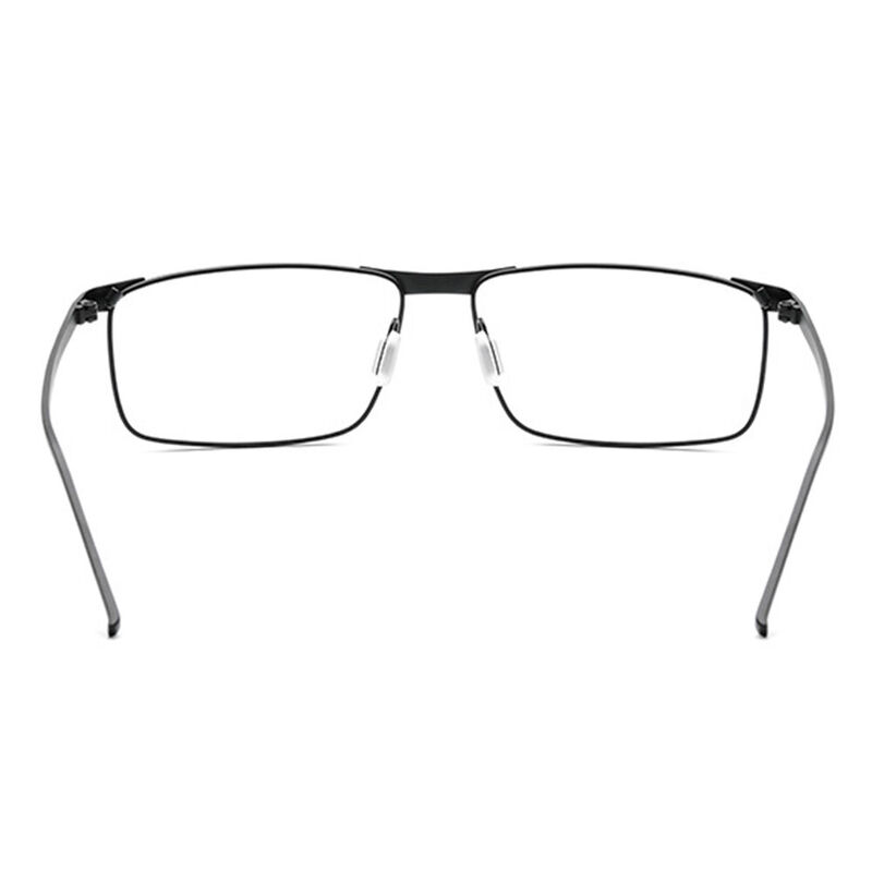 Eugene Rectangle Black Glasses
