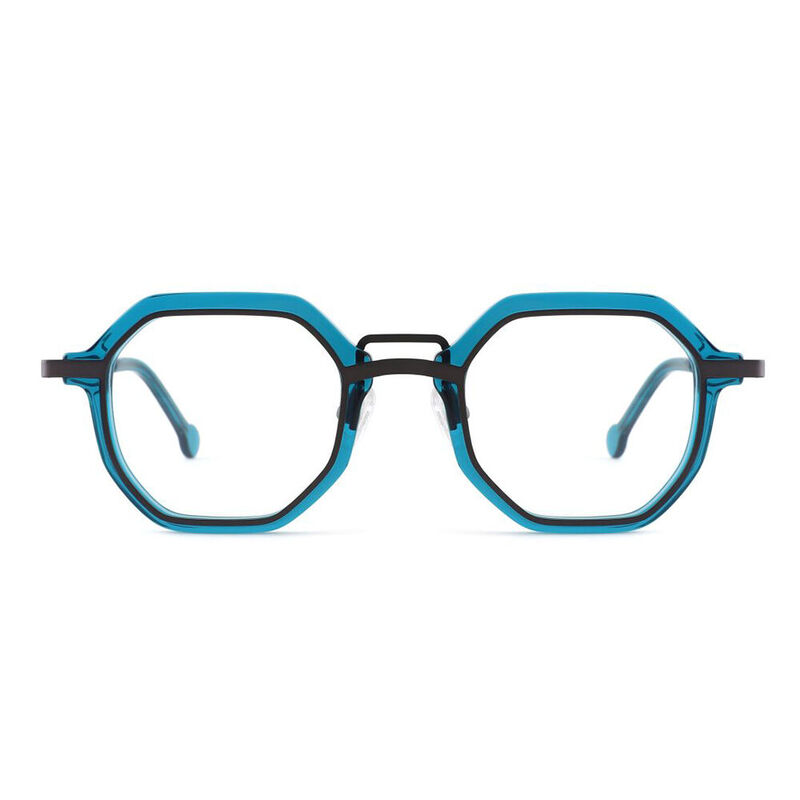 Duncan Geometric Blue Glasses