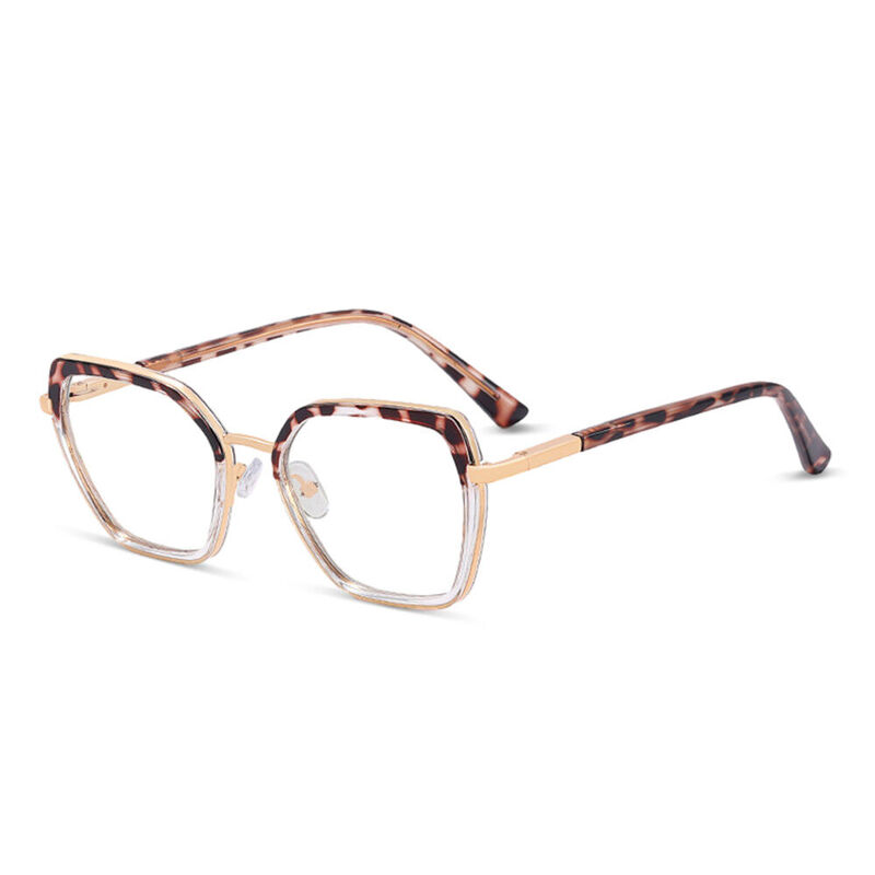 Barrie Cat Eye Leopard Glasses