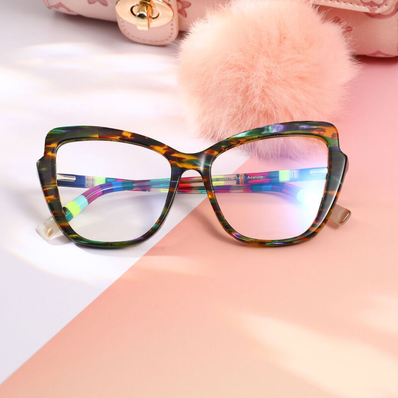Ramzan Cat Eye Brown Glasses