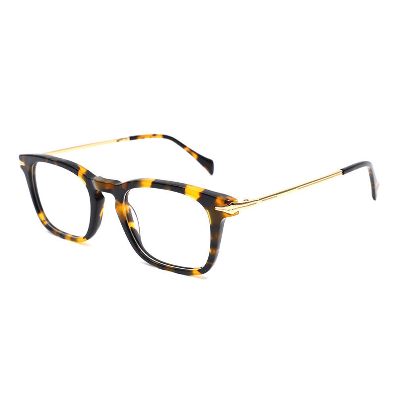 Dorothe Rectangle Tortoise Glasses