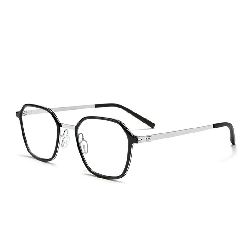 Coli Geometric Black Glasses