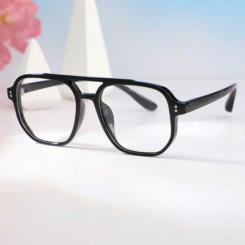 Gordon Pilote Schwarze Brille