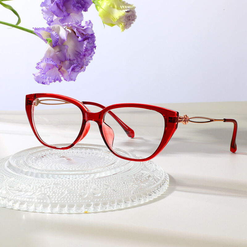 Chapman Cat Eye Rote Brille