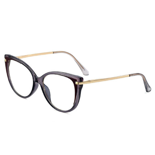 Afrodille Cat Eye Brown Glasses