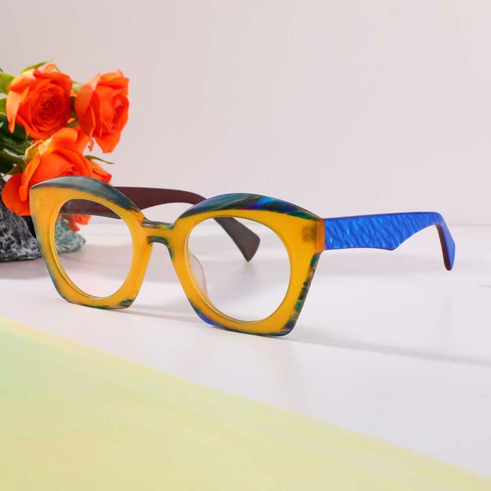 Faithe Cat Eye Orange Brille