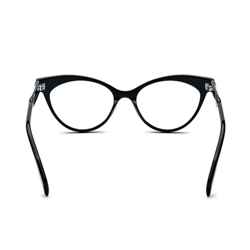 Grasso Cat Eye Black Glasses