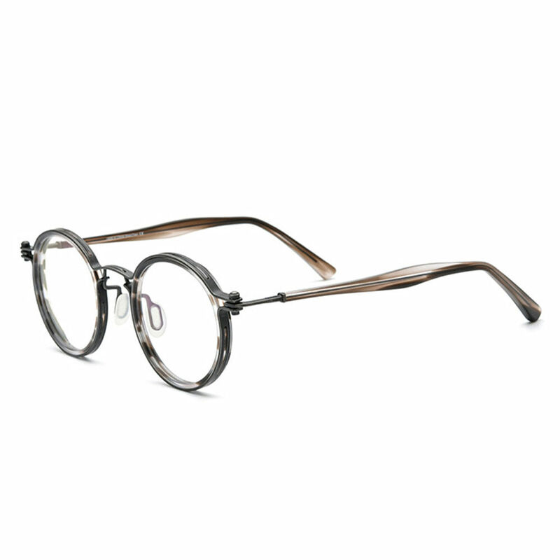 Lester Round Gray Glasses