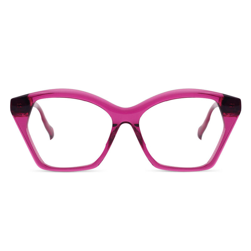 Rhodes Cat Eye Purple Glasses