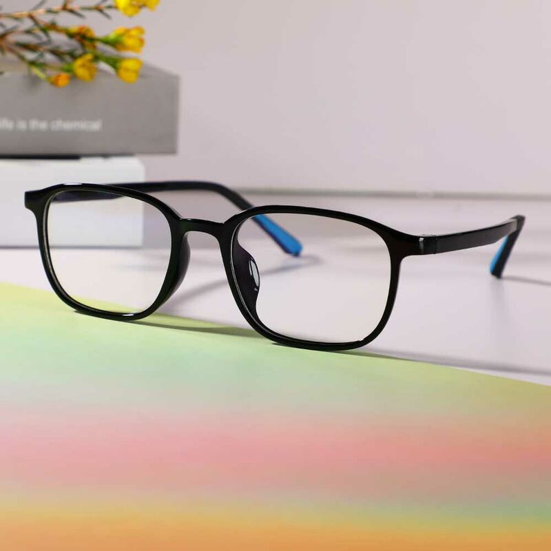 Joseph Rectangle Black Glasses