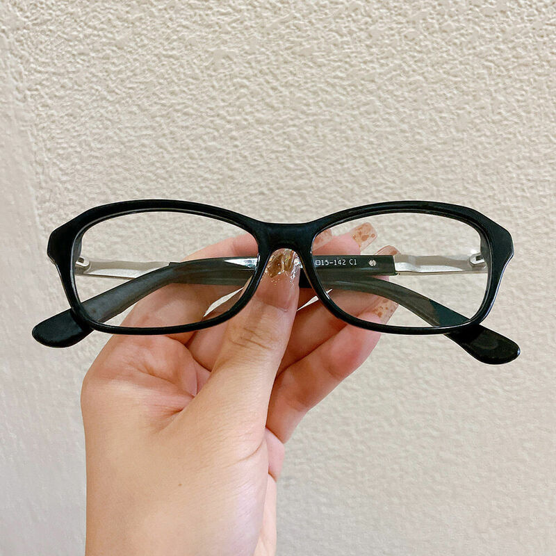 Steinbecie Rectangle Black Glasses