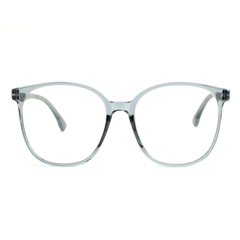 Evangeline Quadratische Blaue Brille