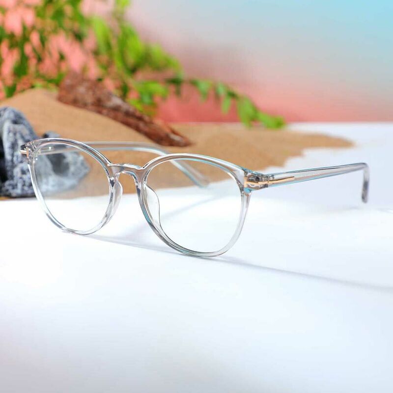 Darren Runde Graue Brille